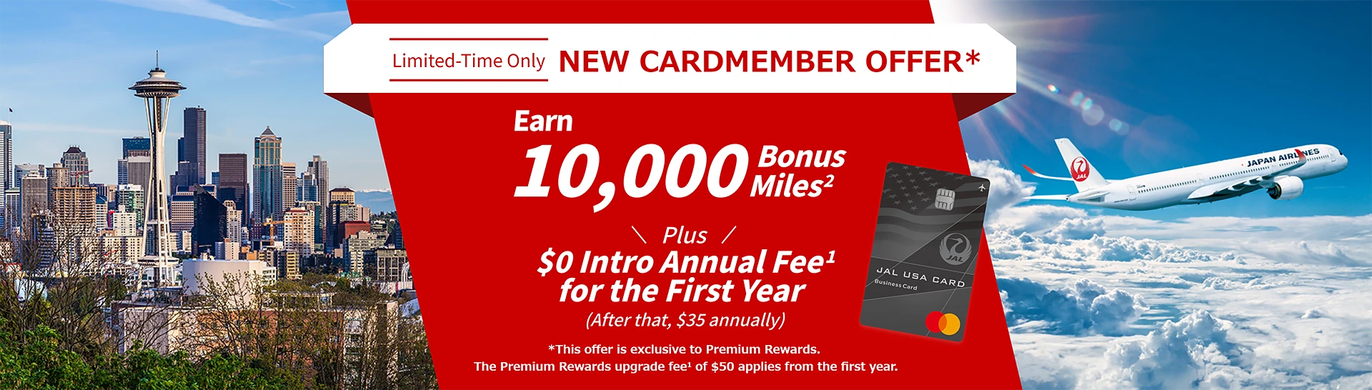 Limited-Time Only New Enrollment Offer* Earn 10,000 Bonus Miles2 Depending on your spending
