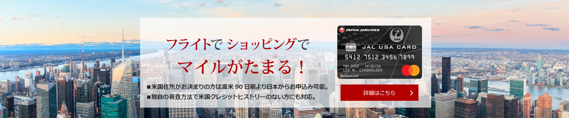 JAL USA card