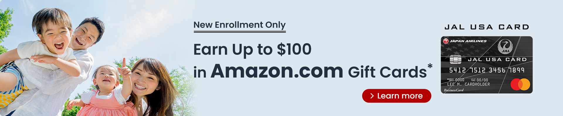 Earn Up to $100 in Amazon.com Gift Cards　 Learn more